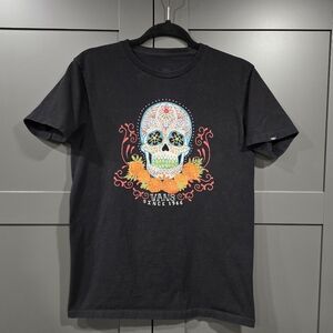 Mexico Exclusive Collaboration Day Of The Dead Vans Unisex Shirt Size Small